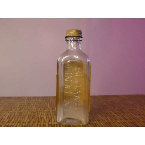 Vintage Sloans Liniment Embossed Bottle - Picture 3 of 5